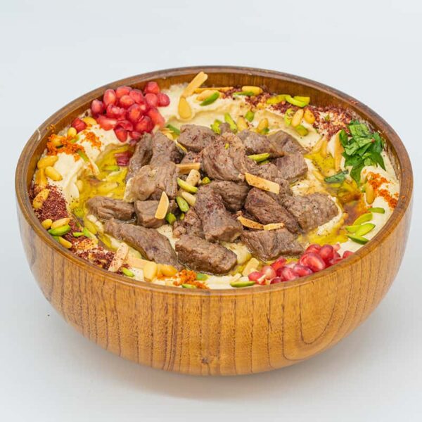 HUMMUS WITH BEEF